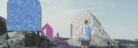 Projektet Plastic Island - byggnader av 100 % havsplast
