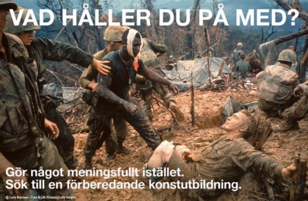 Från konstskolan Munkas Facebook-sida