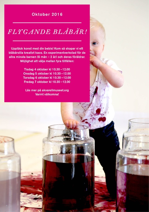Flygande Blåbär! Workshop för bebisar
