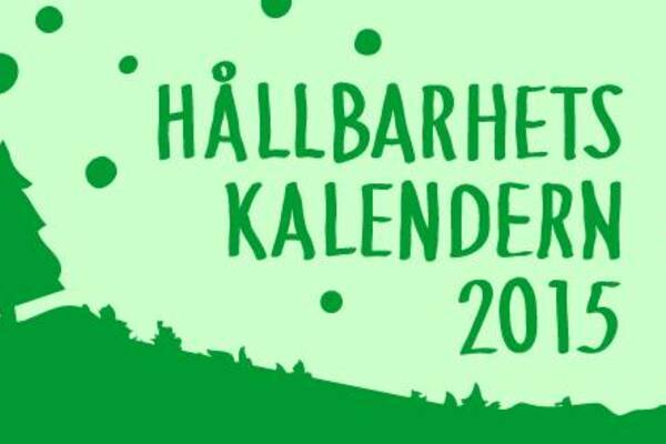 Hållbarhetskalendern - 24 tips för en grönare jul