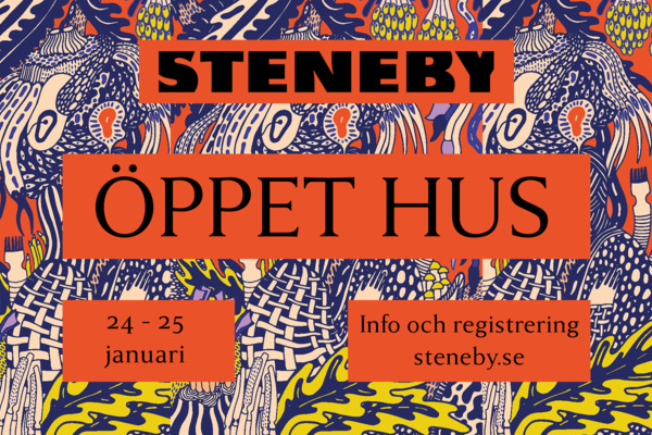Öppet hus för konstnärliga utbildningar i Steneby (gratis buss)