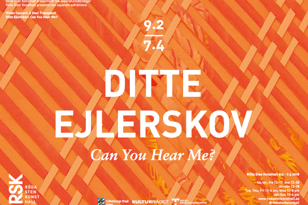 Ditte Ejlerskov - Can You Hear Me? Separatutställning på Röda Sten Konsthall