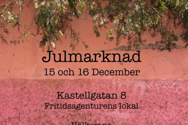 Julmarknad med 1.2,3,4,5,6 designers
