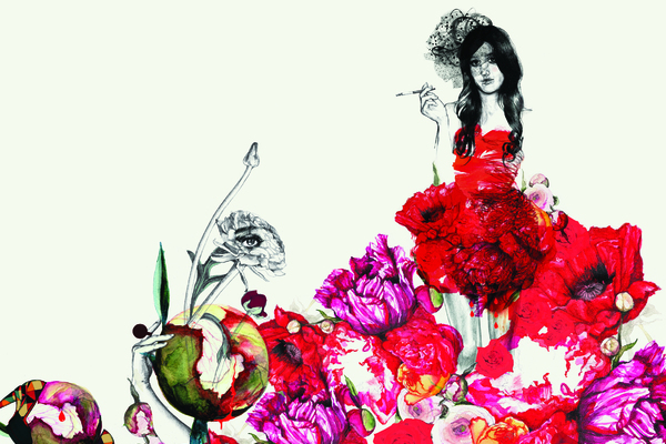 Vernissage Lina Ekstrand, illustrationer