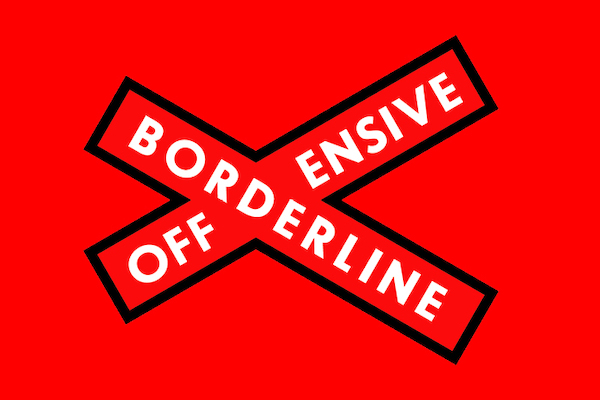 Utställning på Röda Sten Konsthall: Borderline Offensive - Laughing in the Face of Fear