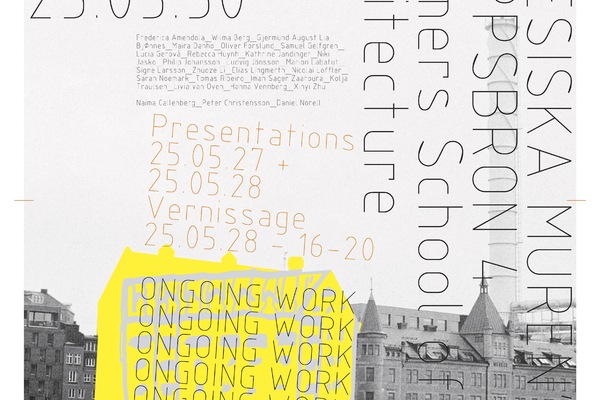 >> Ongoing work >> Vernissage