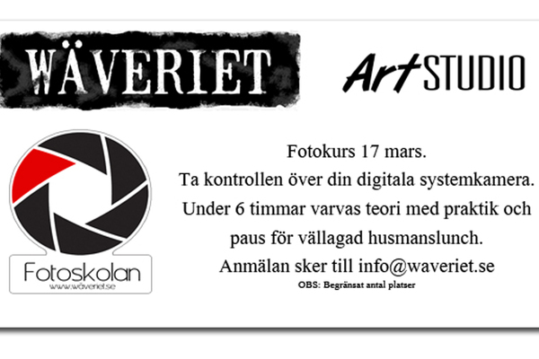 Fotokurs - Ta kontrollen över din digitala systemkamera