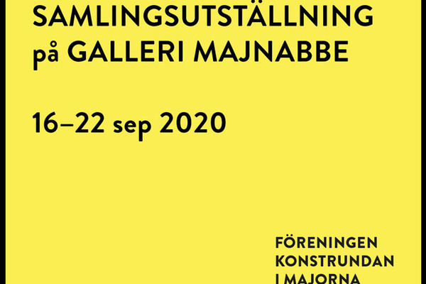 Samlingsutställning för Föreningen Konstrundan i Majorna