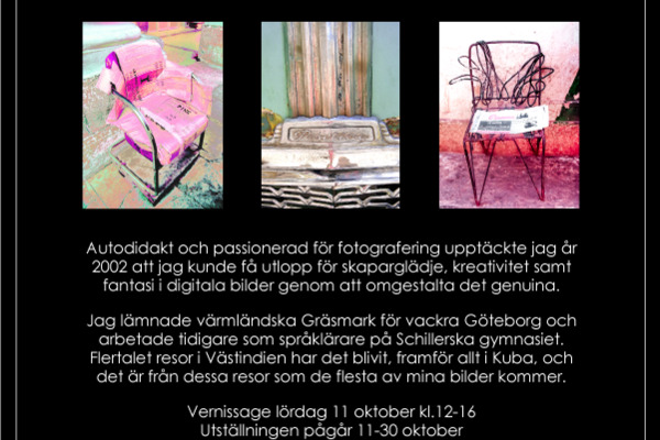 Vernissage för Konstfotograf Birgitta Nilsson