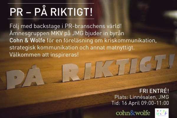 PR – på riktigt