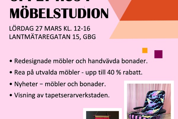 Öppet hus på Moderns Stories Möbelstudio