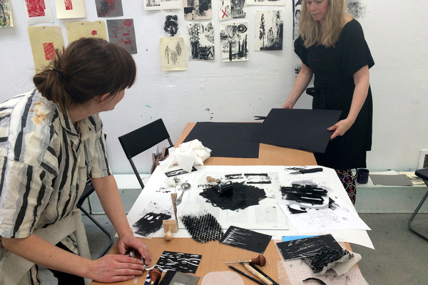 Grafiska experiment och tryckprocesser