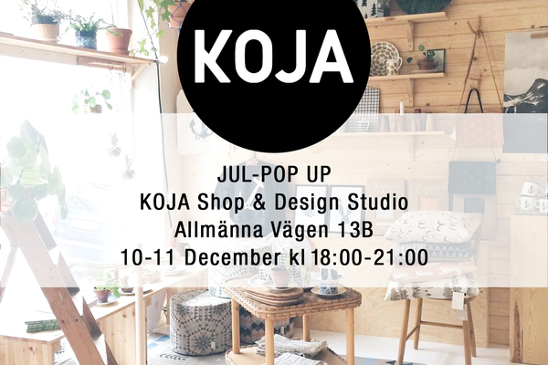 JUL-POP UP på KOJA Shop & Design Studio