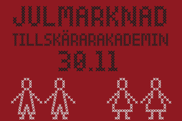 Julmarknad på Tillskärarakademin i Göteborg