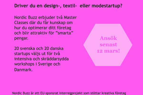 Master Class i finansiering för kreativa företag