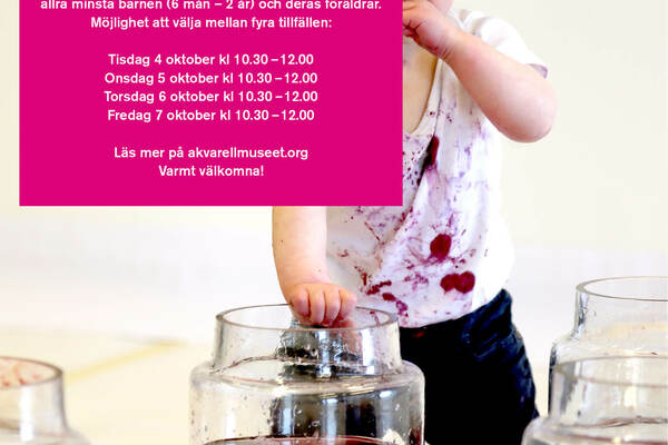 Flygande Blåbär! Workshop för bebisar