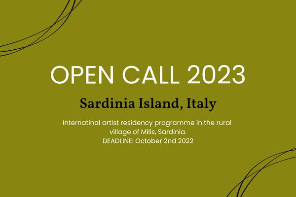 OPEN CALL - Nocefresca Residency in Sardinia, Italy