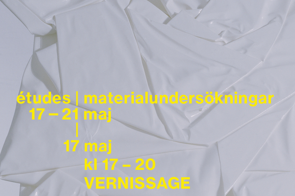 études | materialundersökningar 17—21 maj