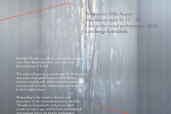 Invisible Threads: Weaving Sound, Pattern and Movement