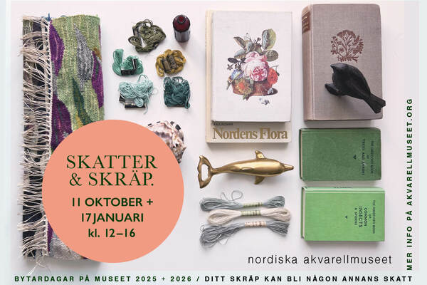 Bytardagar på Nordiska Akvarellmuseet / Skatter & Skräp