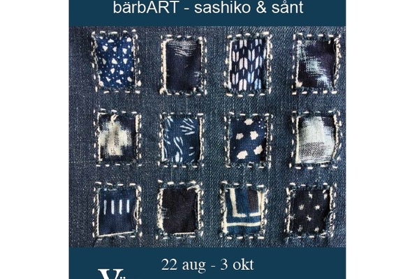 Utställning: bärbART - sashiko & sånt