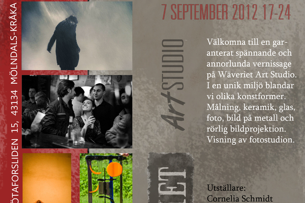 Wäveriet Art Studio har spännande och annorlunda vernissage