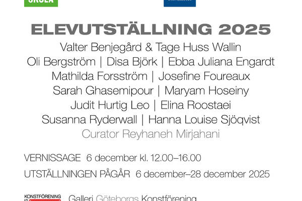 Vernissage Elevutställning 2025