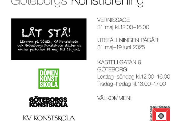 Vernissage Lärarutställning