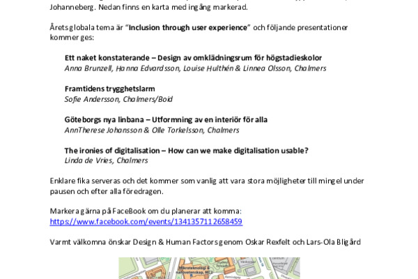 World Usability Day på Chalmers