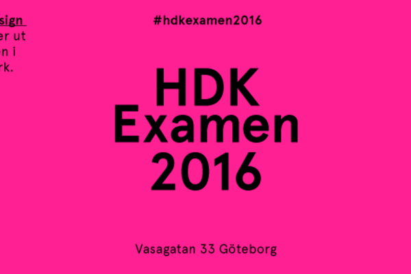 HDK Examen 2016: Design
