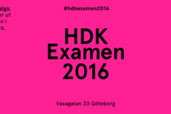 HDK Examen 2016: Design