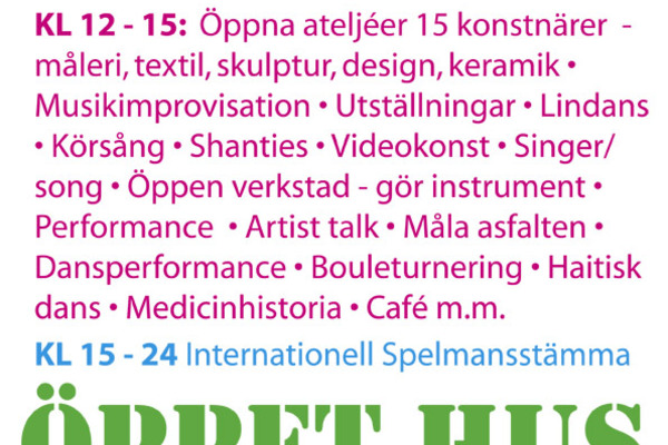 Konstepidemins Dag + Internationell spelmansstämma