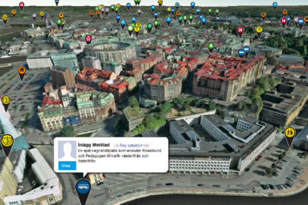 Virtuella miljöer i stadsplanering