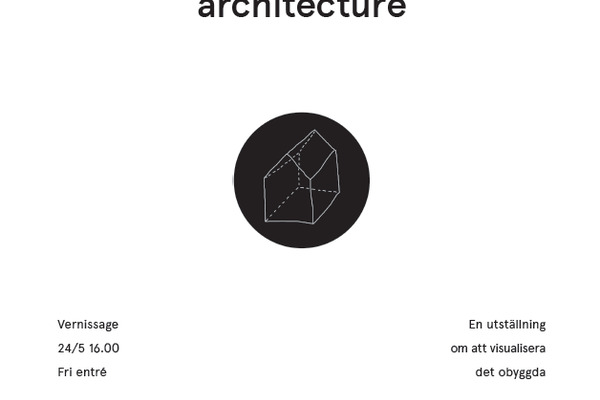 Visualising Architecture