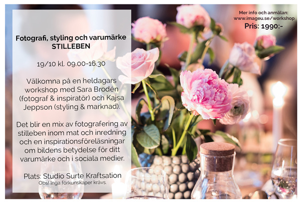 Foto-, styling- och varumärkesworkshop