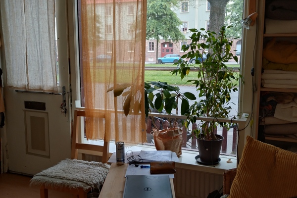 Mysig arbetsplats vid Mariaplan