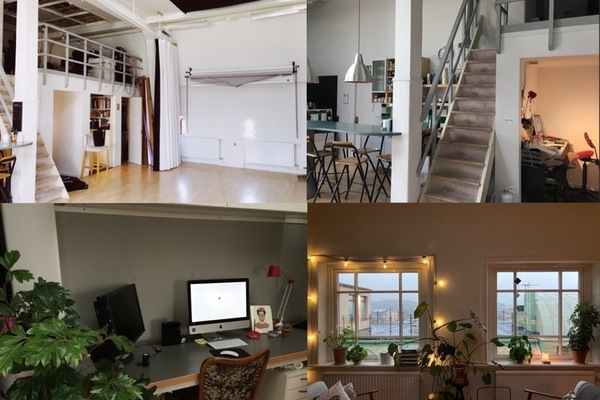 LEDIG SKRIVBORDSPLATS MED TILLGÅNG TILL FOTOSTUDIO PÅ VERKSTAD 150