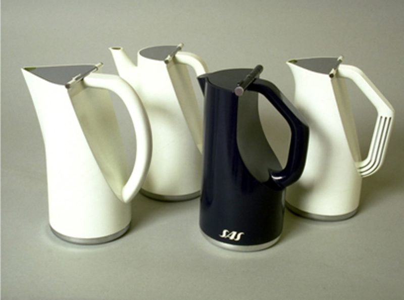 Kaffekannor för SAS, designade av Ergonomidesign 1984