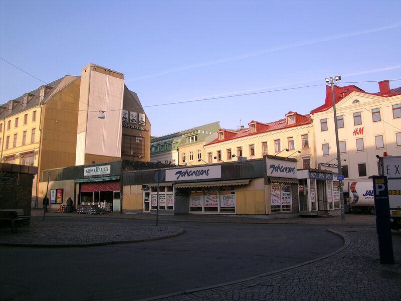 Provisorisk bebyggelse efter branden