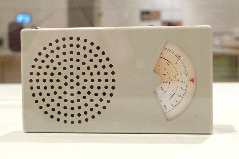 Braun T 41 Radio designad 1962 av Dieter Rams. Bild: Nick Wade/Flickr Creative Commons