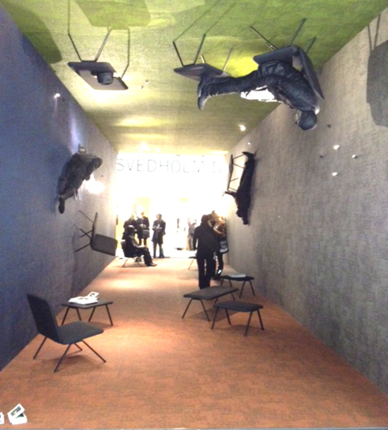 Bild: ADA. Bolons monter på Möbelmässan 2012.