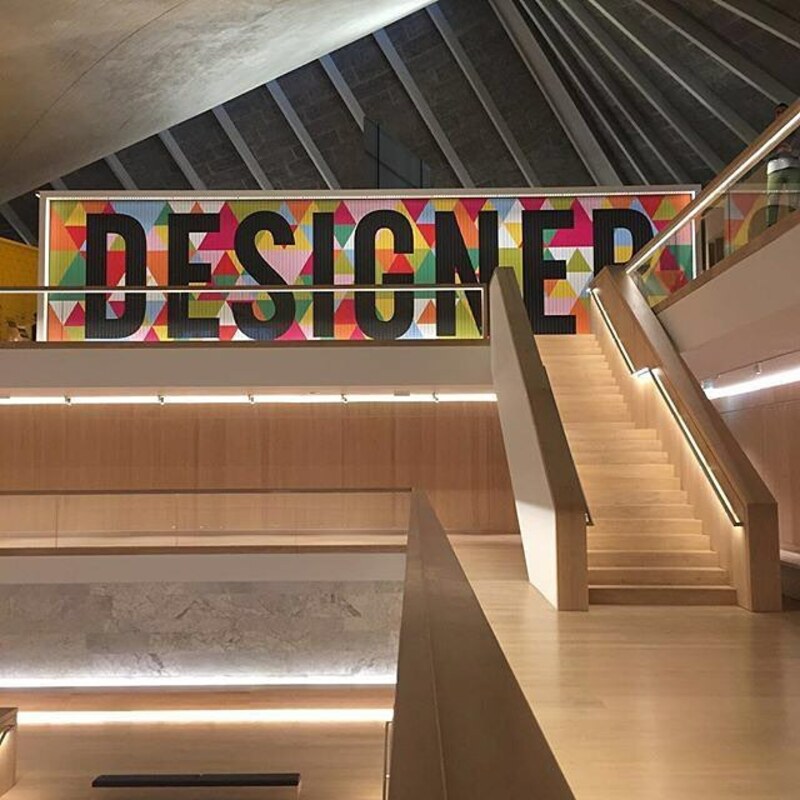 Delar av interioren i The Design Museum. Bild: instagram@designmuseum
