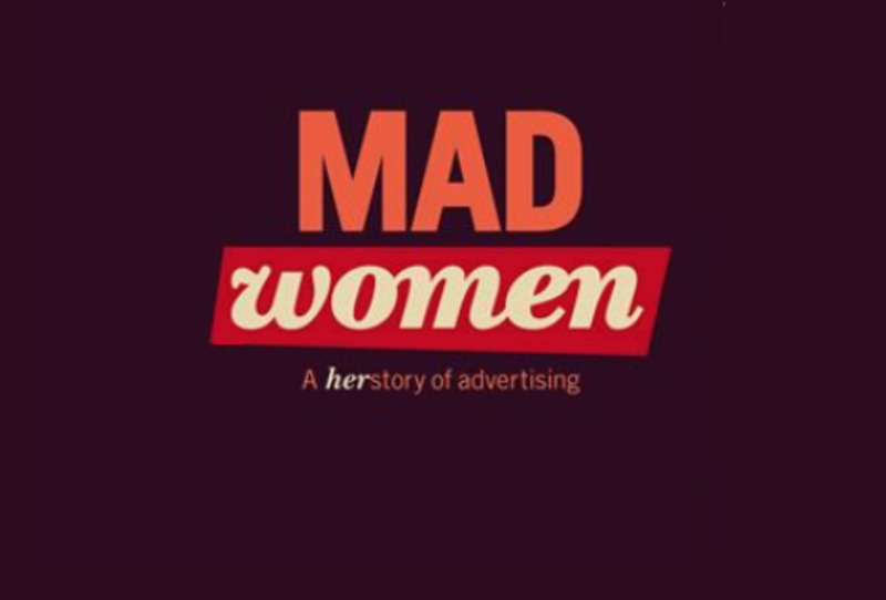 Del av omslaget på boken Mad Women – A herstory of advertising