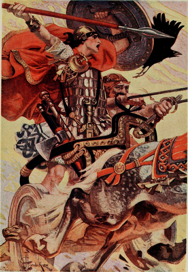 Bild: Internet Archive Book Images. Bild från s 260 av "Myths and legends ; the Celtic race" (1910). Flickr The Commons