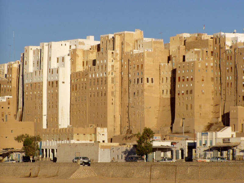 Femhundraåriga höghus av lera i Shibam, Mali. Bild: twiga_swala/Flickr Creative Commons