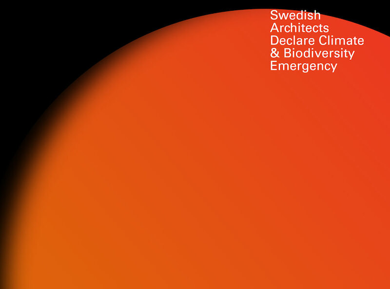 Bild: Screenshot av Swedish Architects Declare Climate & Biodiversity Emergency