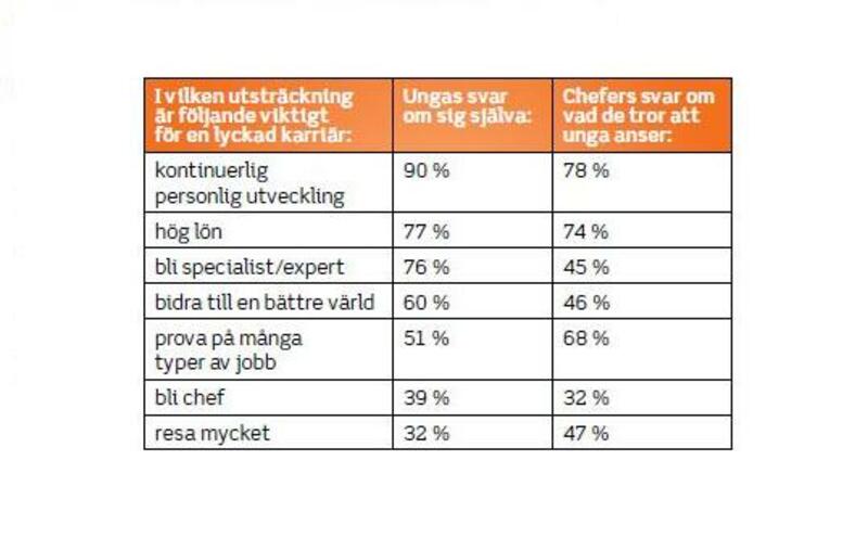 Från undersökningen; Konsten att leda unga