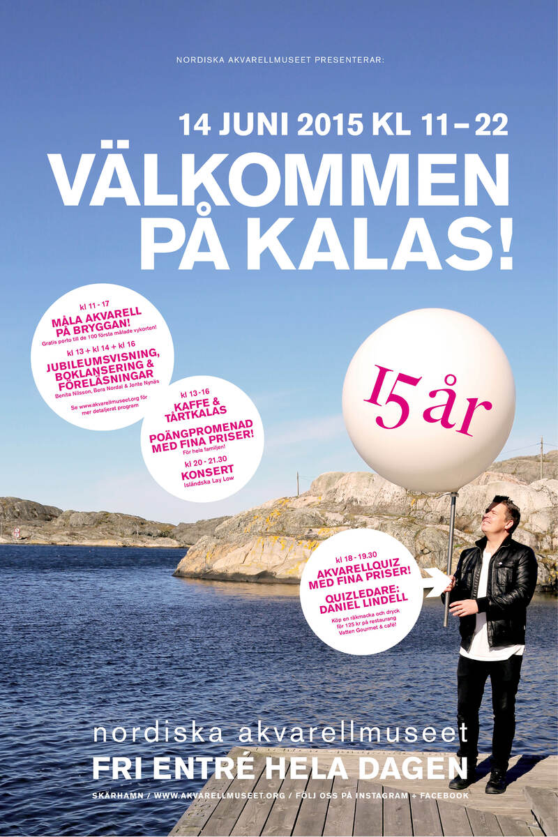 Nordiska Akvarellmuseet fyller 15!