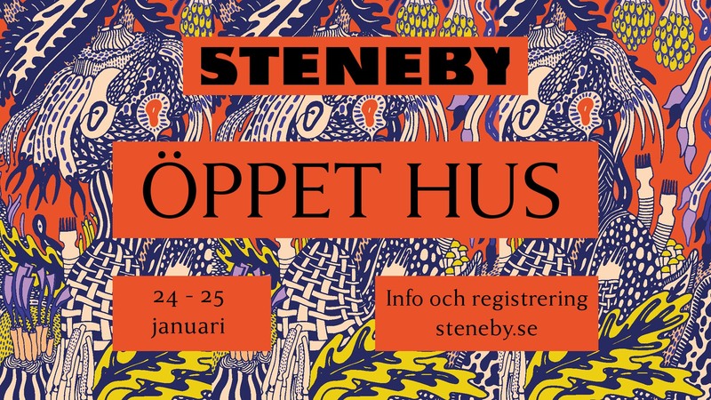 Öppet hus för konstnärliga utbildningar i Steneby (gratis buss)