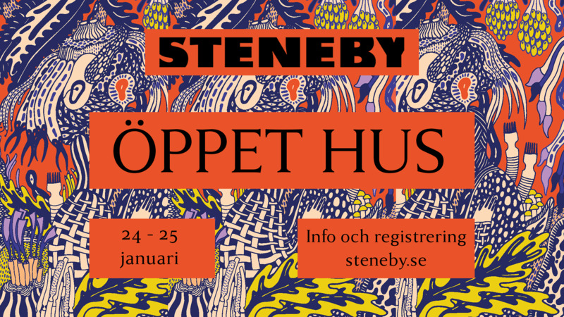 Öppet hus för konstnärliga utbildningar i Steneby (gratis buss)